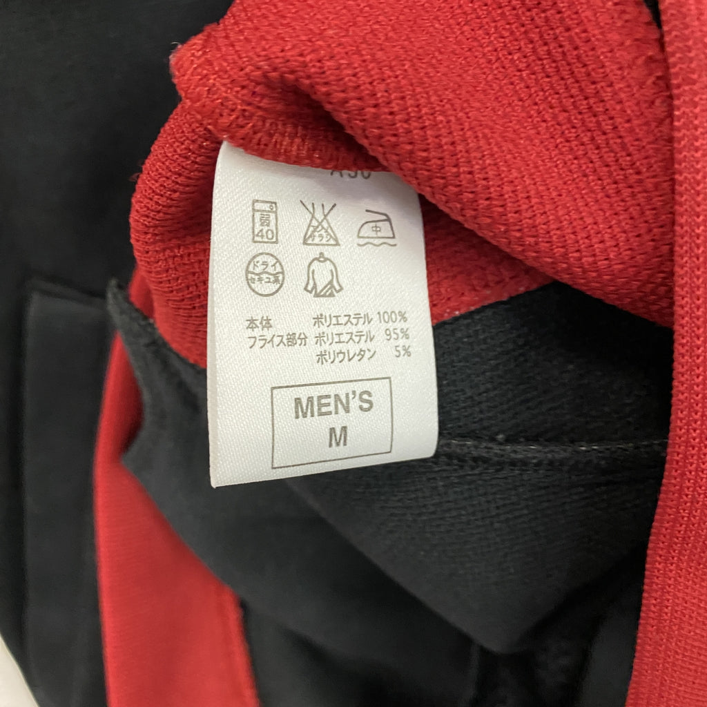 NIKE　ナイキ　トラックジャケット/ジャージ　スウッシュ　黒　ブラック　赤　レッド　Mサイズ　古着