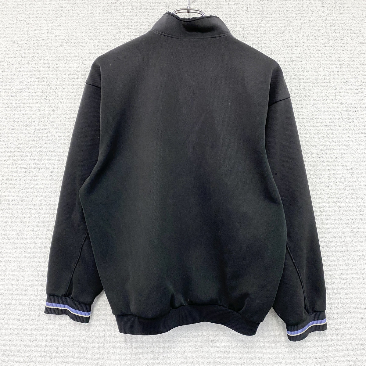 asics　アシックス　Recorder　レコーダー　トラックジャケット/ジャージ　黒　ブラック　Oサイズ　古着