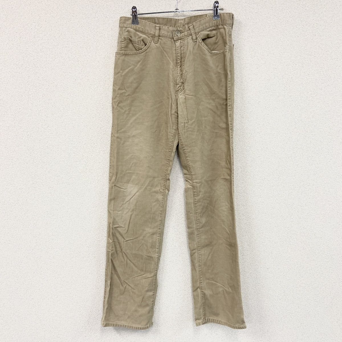 Wrangler　ラングラー　コーデュロイパンツ　ジップフライ　ベージュ　31サイズ　古着