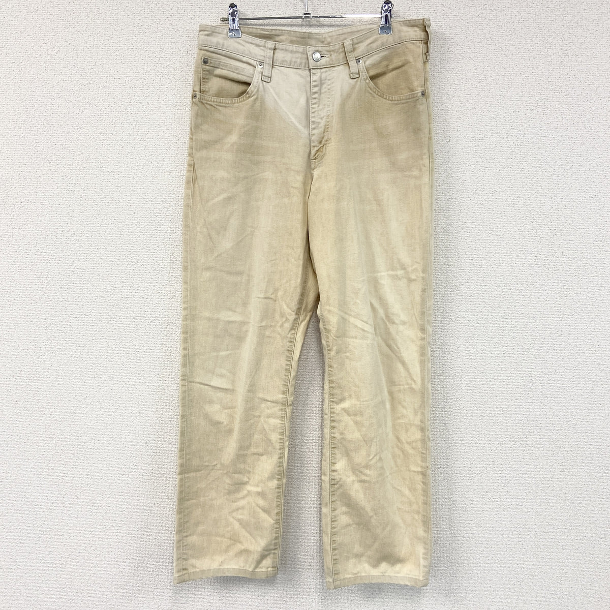 Wrangler　ラングラー　デニムパンツ/ジーンズ　ジップフライ　ベージュ　W32サイズ　古着