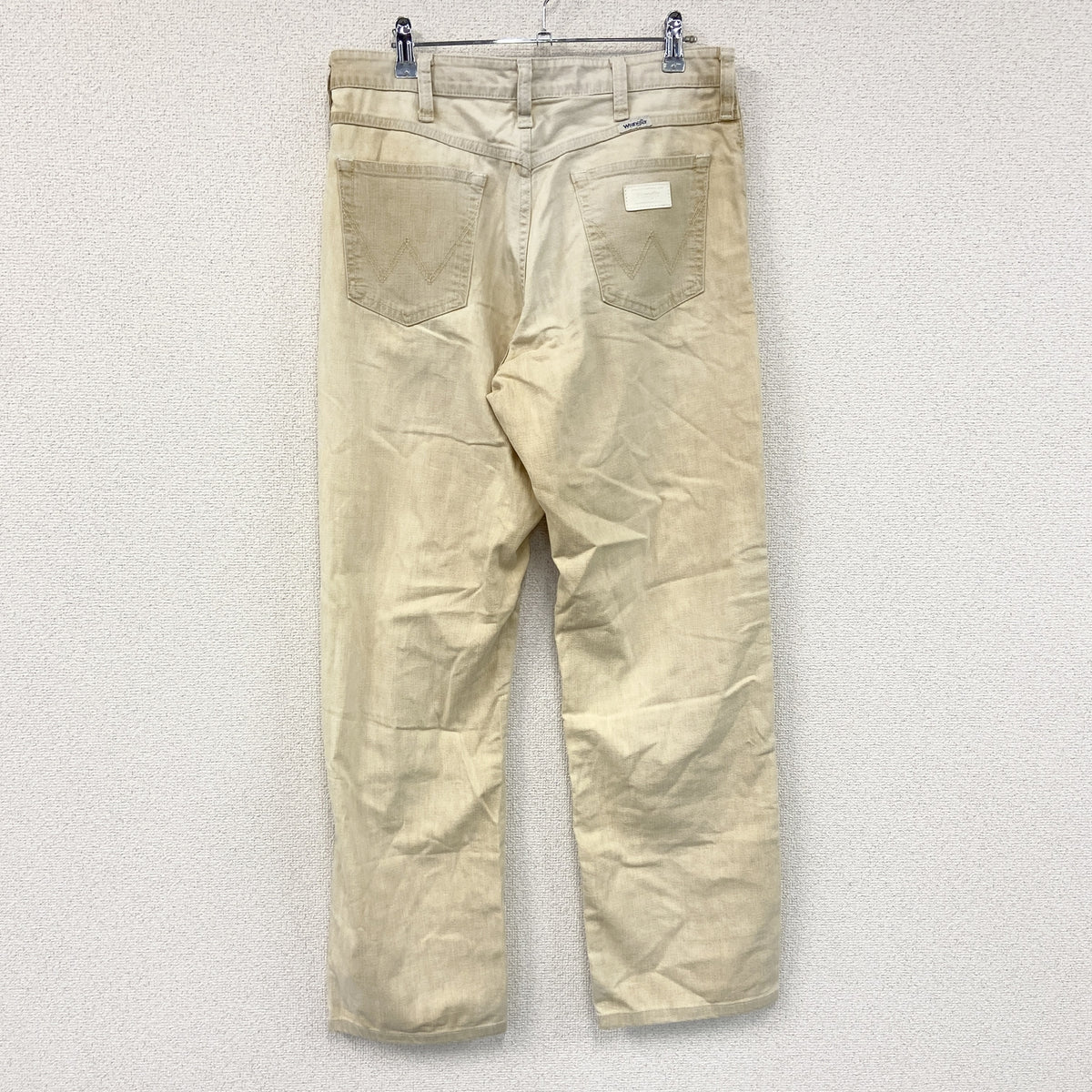 Wrangler　ラングラー　デニムパンツ/ジーンズ　ジップフライ　ベージュ　W32サイズ　古着