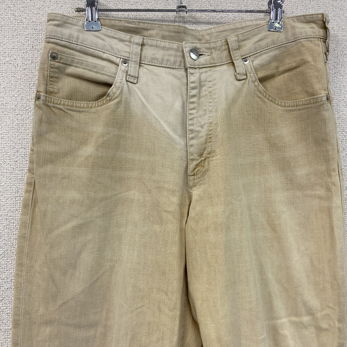 Wrangler　ラングラー　デニムパンツ/ジーンズ　ジップフライ　ベージュ　W32サイズ　古着