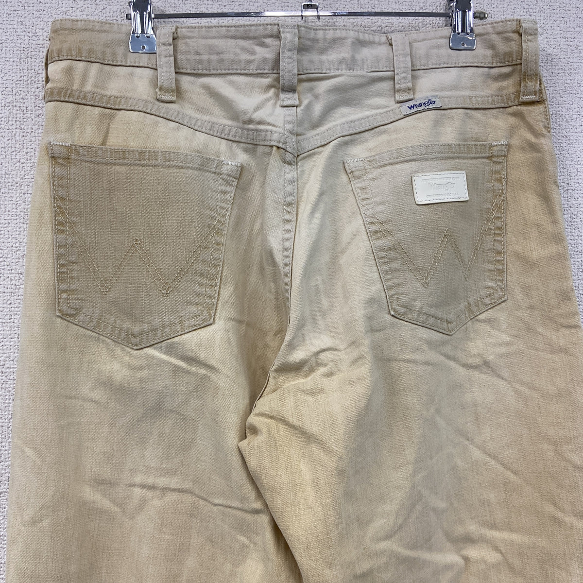 Wrangler　ラングラー　デニムパンツ/ジーンズ　ジップフライ　ベージュ　W32サイズ　古着