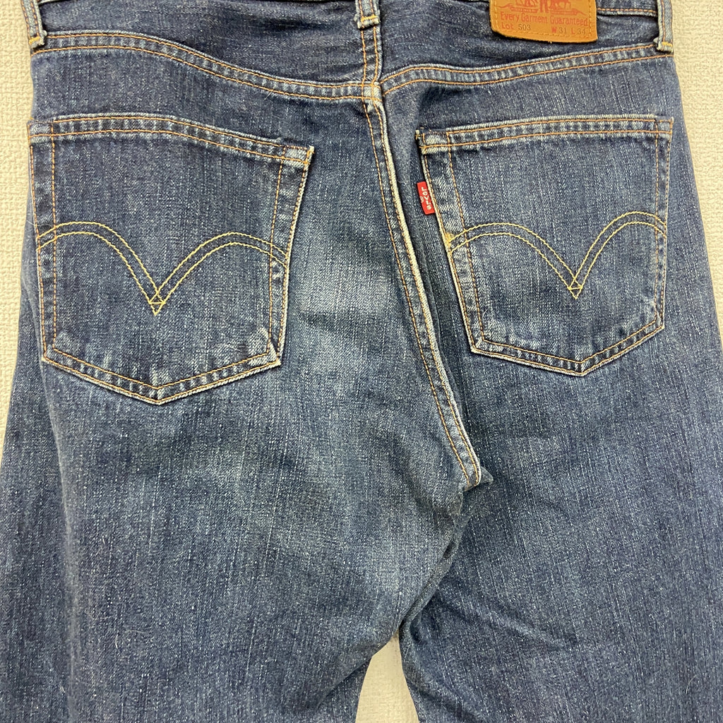 Levi's　リーバイス　503　デニムパンツ/ジーンズ　ジップフライ　インディゴ　W31サイズ　古着