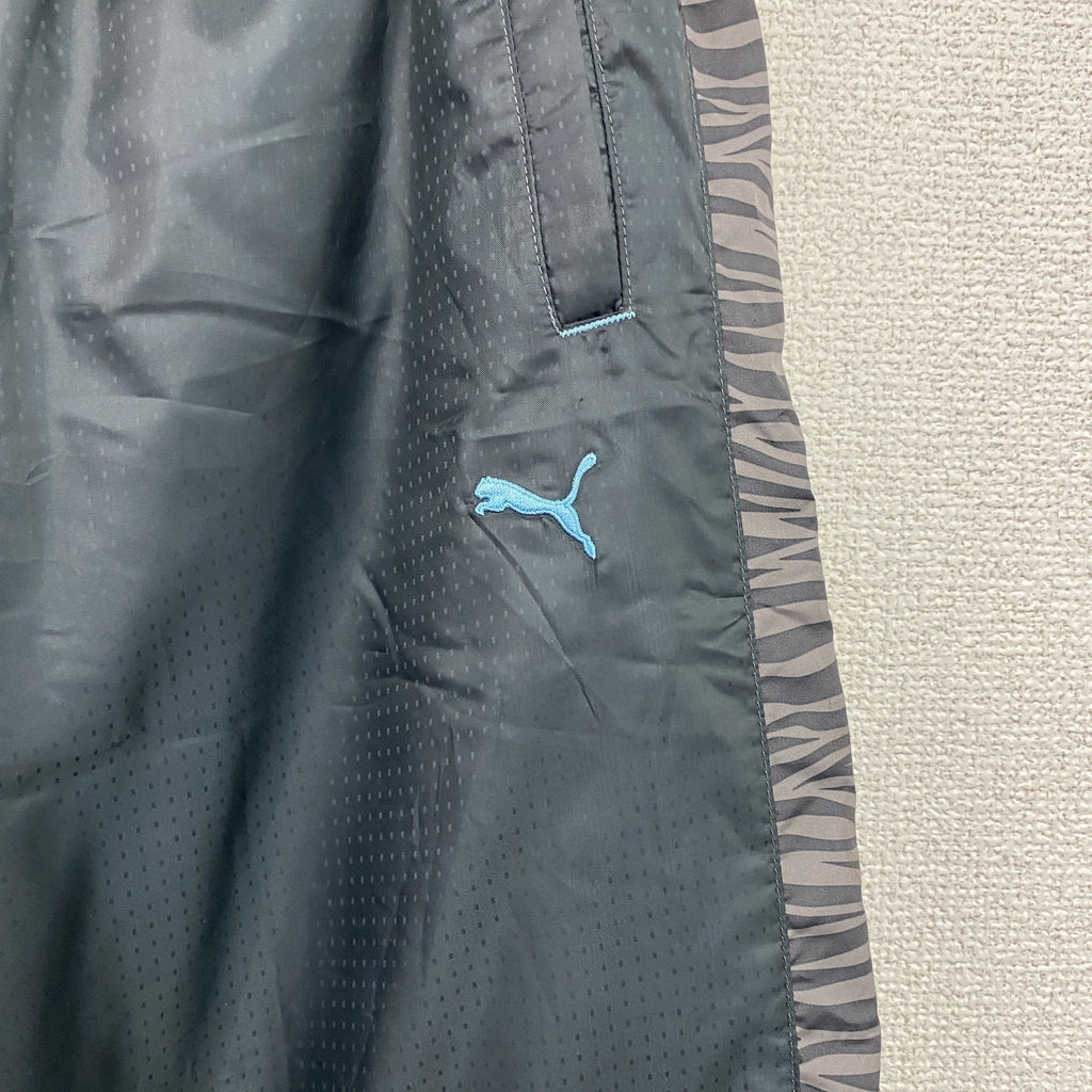 PUMA　プーマ　WINDCELL　ウィンドブレーカーパンツ　ダークグレー　Lサイズ　古着