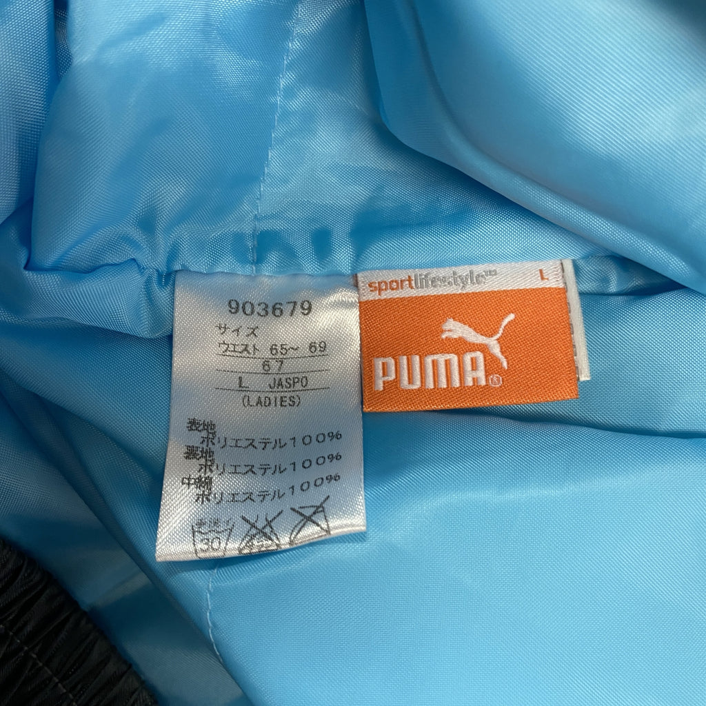 PUMA　プーマ　WINDCELL　ウィンドブレーカーパンツ　ダークグレー　Lサイズ　古着