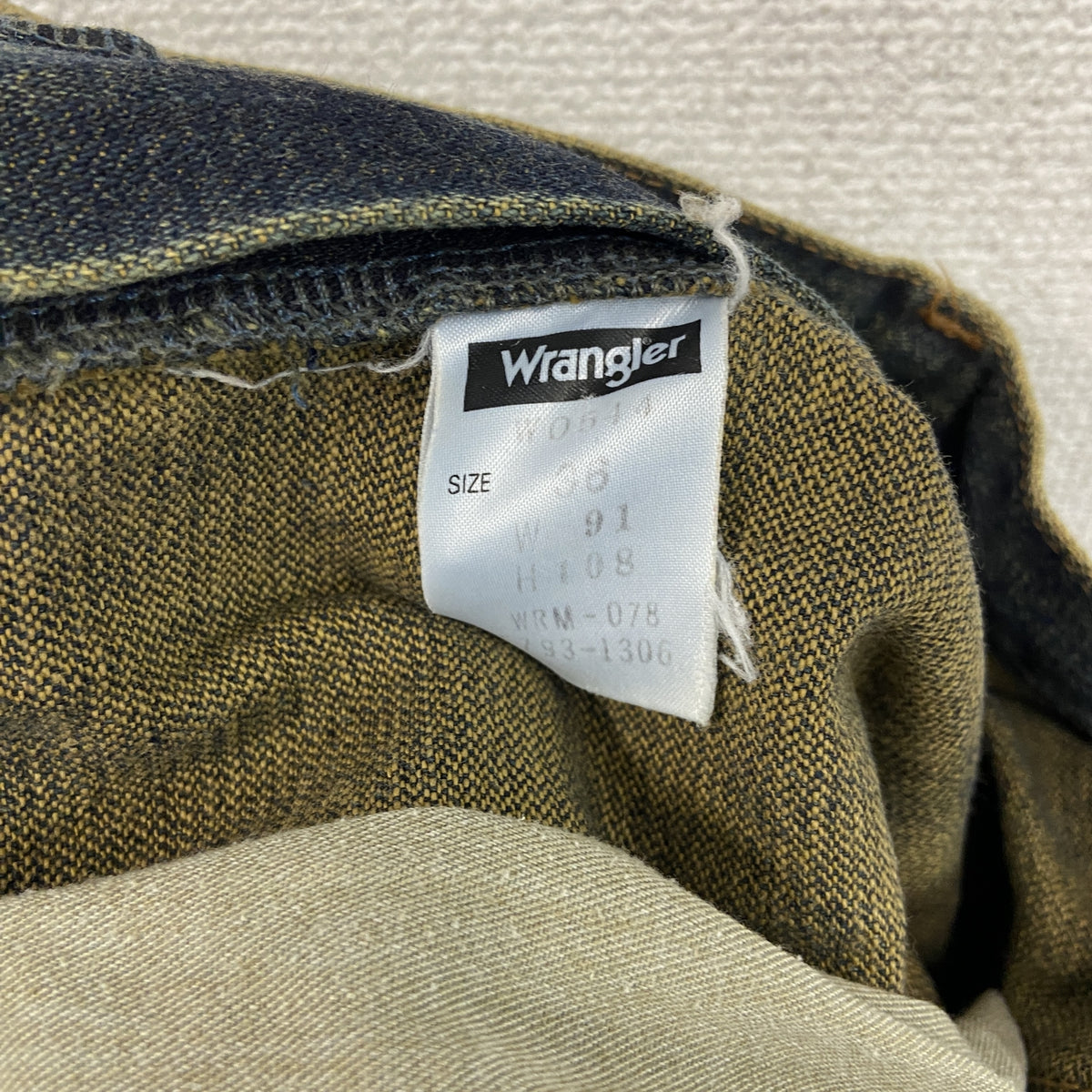 Wrangler　ラングラー　デニムパンツ/ジーンズ　ジップフライ　インディゴ　W36サイズ　古着