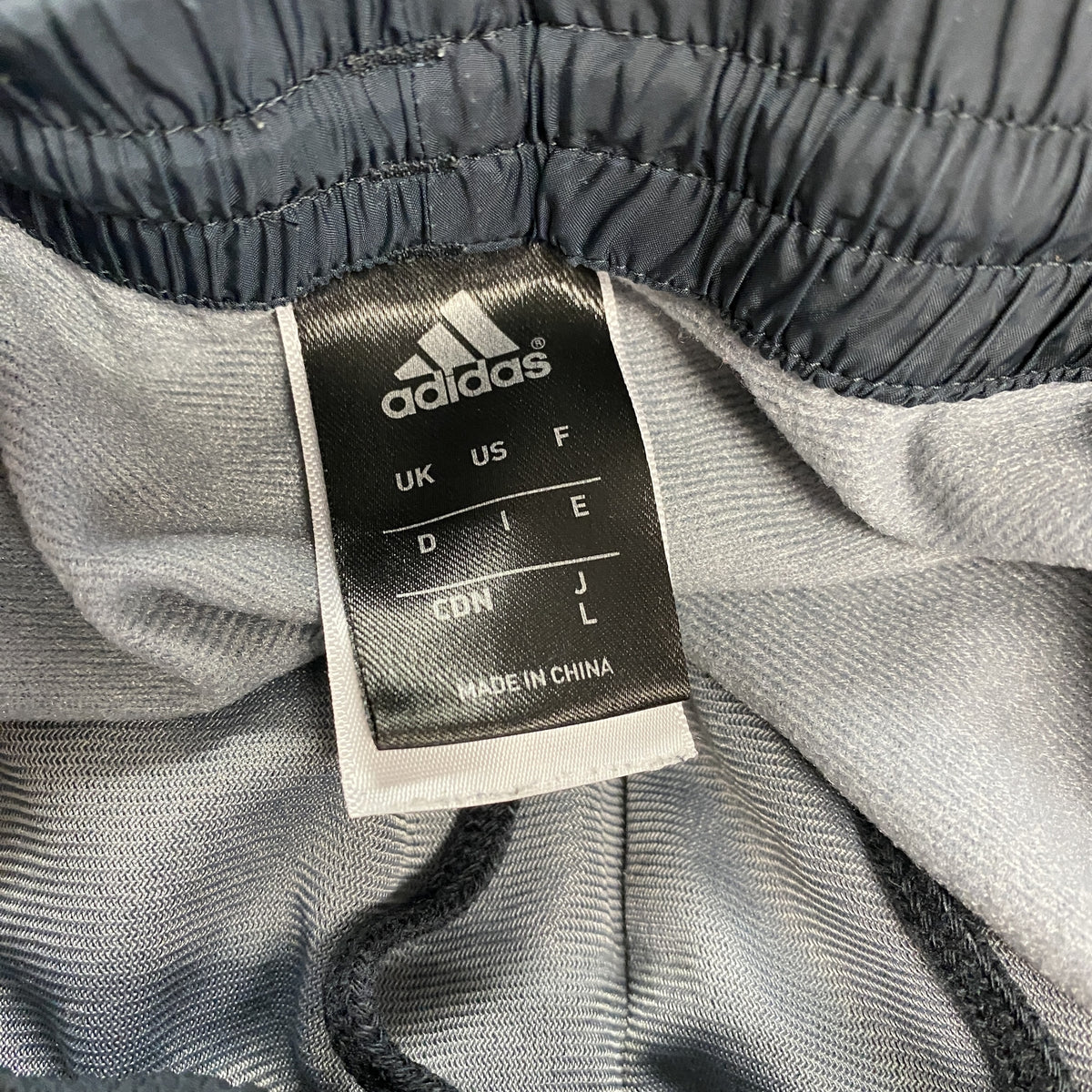 adidas　アディダス　ウィンドブレーカーパンツ　紺　ネイビー　Lサイズ　古着