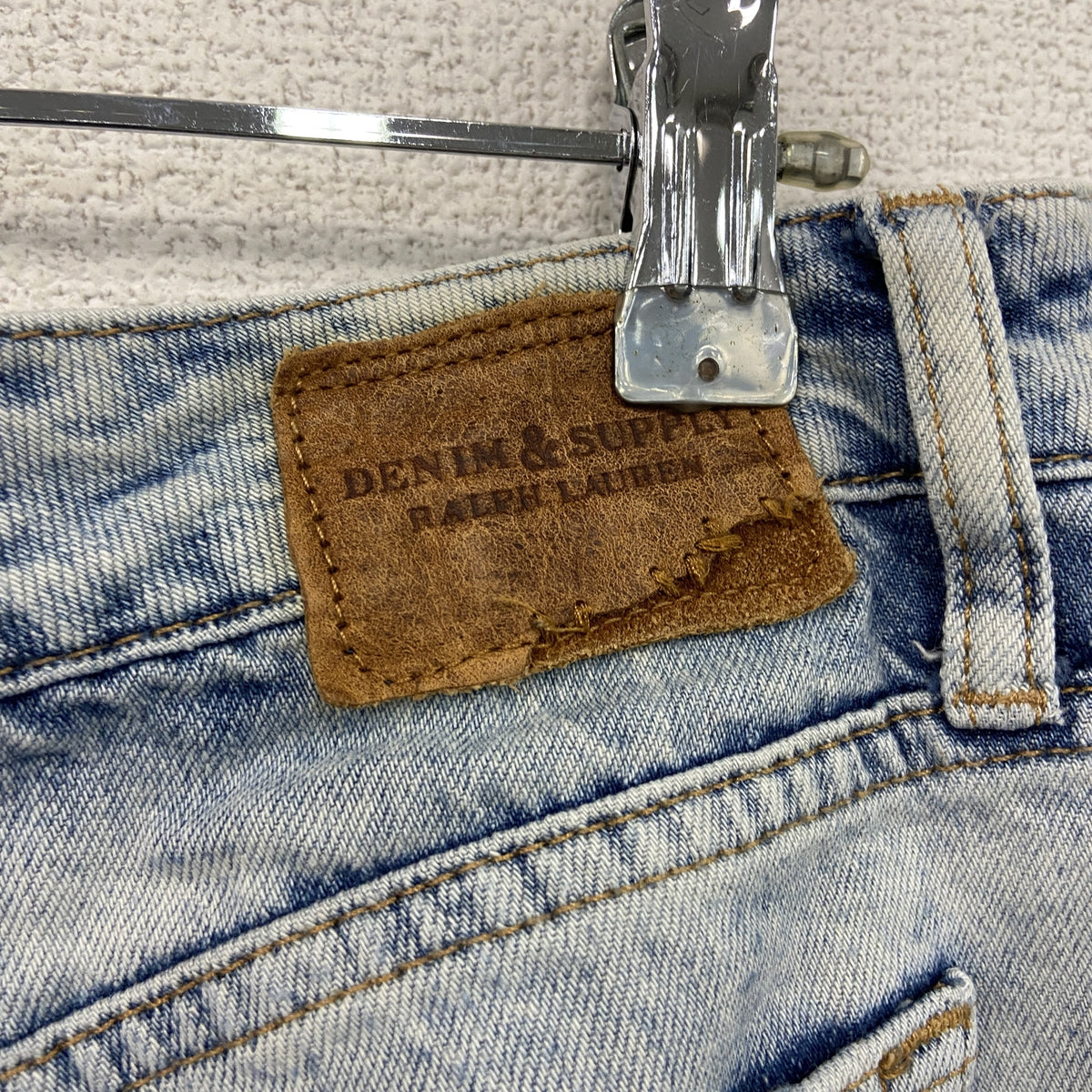 Denim&Supply Ralph Lauan　ラルフローレン　デニムパンツ/ジーンズ　ジップフライ　インディゴ　古着