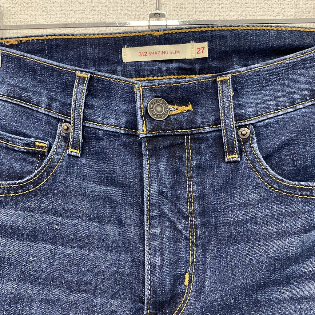 Levi's　リーバイス　312　デニムパンツ/ジーンズ　ジップフライ　インディゴ　Ｗ27サイズ　古着