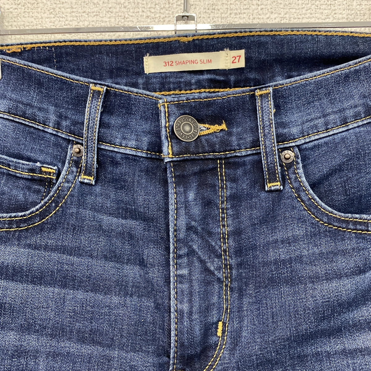 Levi's　リーバイス　312　デニムパンツ/ジーンズ　ジップフライ　インディゴ　Ｗ27サイズ　古着