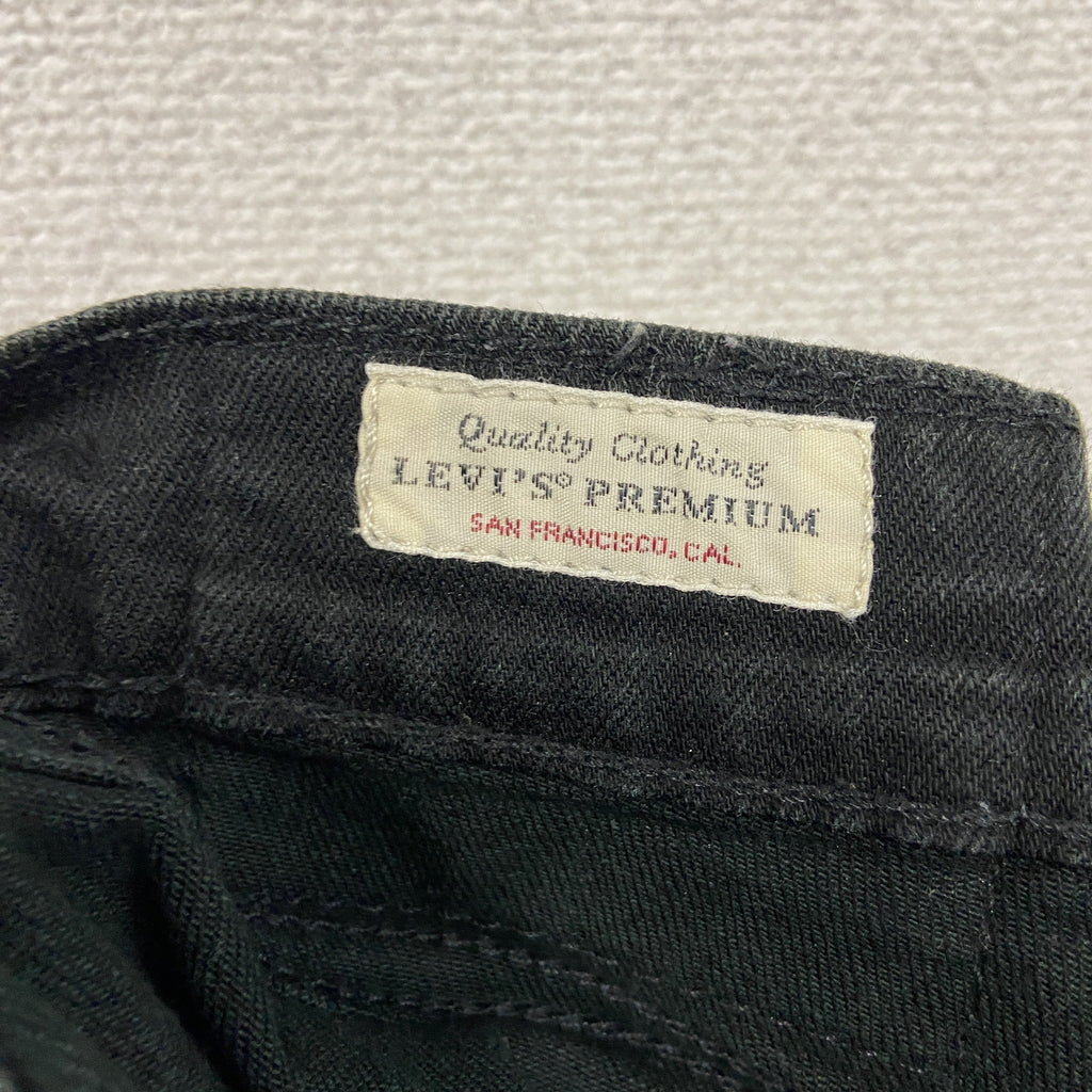 Levi's　リーバイス　512　デニムパンツ/ジーンズ　ジップフライ　黒ブラック　W34サイズ　古着