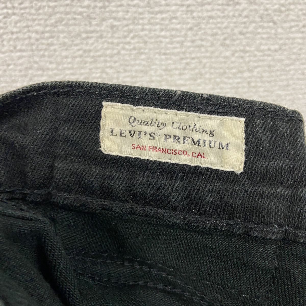 Levi's　リーバイス　512　デニムパンツ/ジーンズ　ジップフライ　黒ブラック　W34サイズ　古着