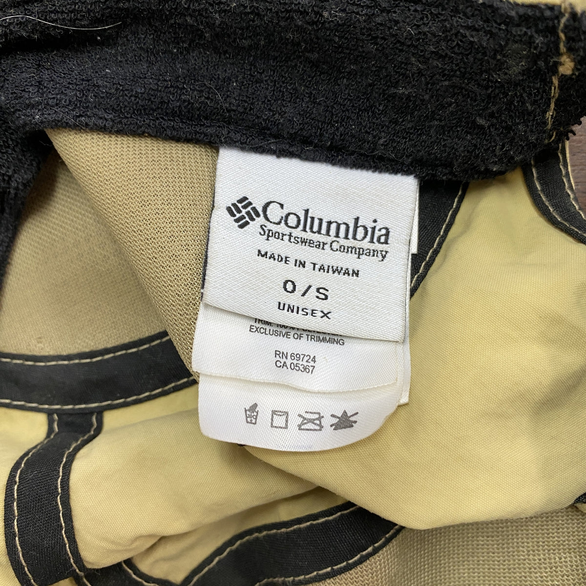 Columbia　コロンビア　ウィングマークキャップ　5パネルキャップ　ジェットキャップ　ベージュ　O/Sサイズ　古着