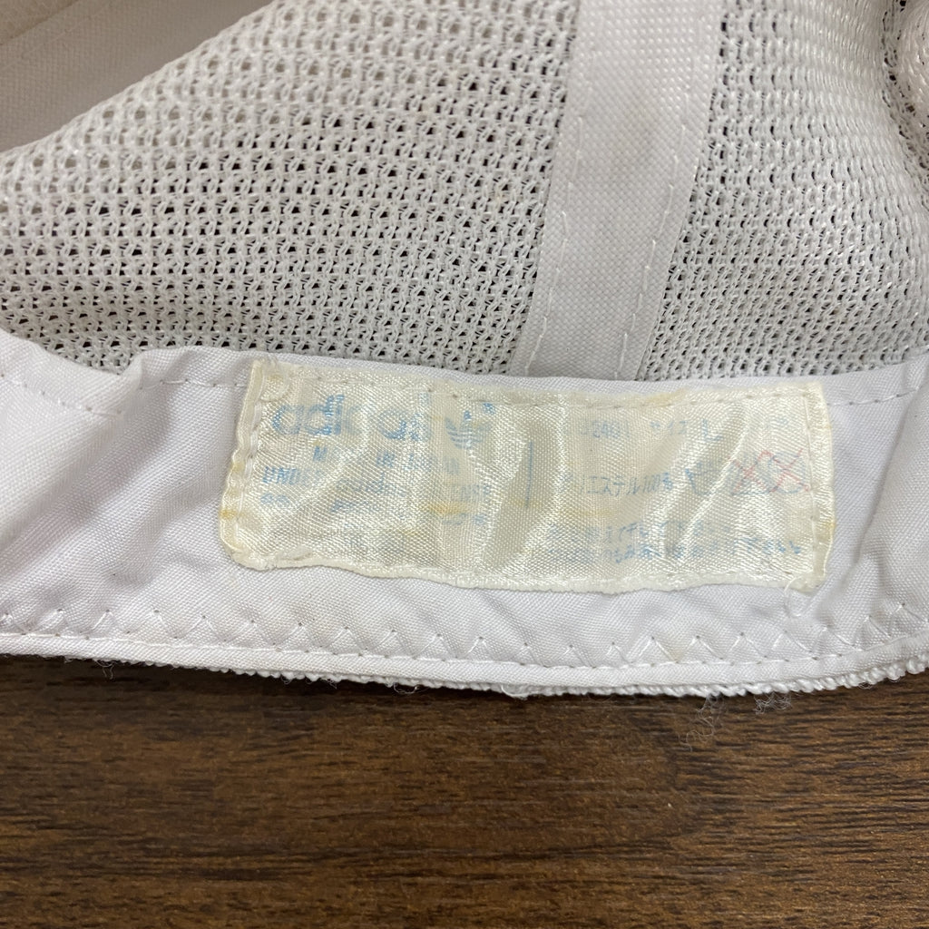 adidas　アディダス　メッシュキャップ　白　ホワイト　Lサイズ　古着