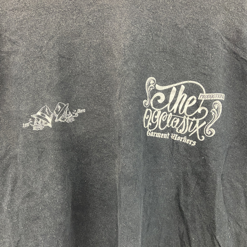 OG CLASSIX　長袖Tシャツ/ロンT　ラグラン　黒　ブラック　XLサイズ　古着