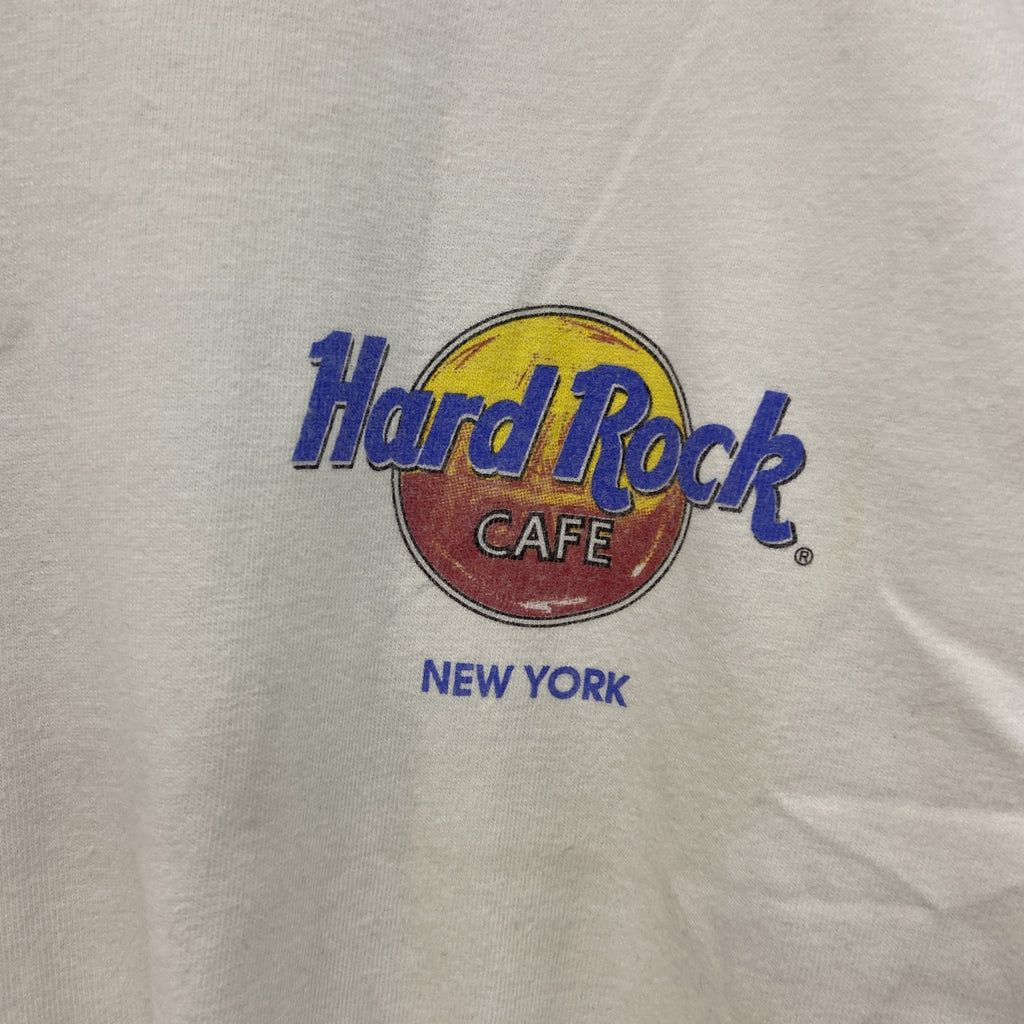 Hard Rock Cafe　ハードロックカフェ　半袖プリントTシャツ　白　ホワイト　Lサイズ　古着
