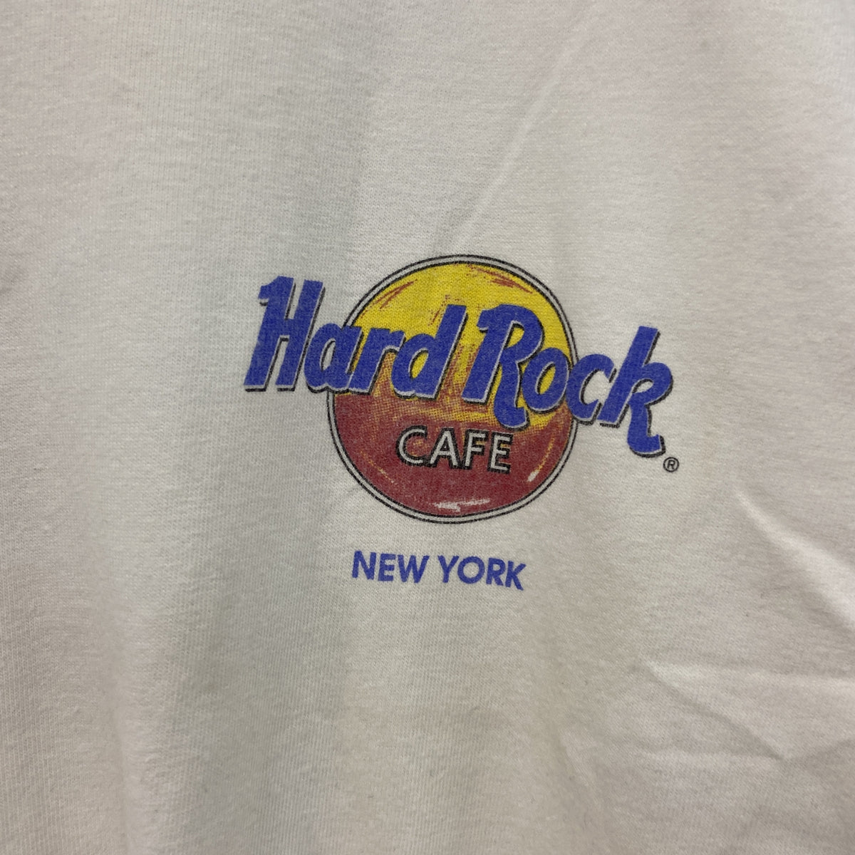 Hard Rock Cafe　ハードロックカフェ　半袖プリントTシャツ　白　ホワイト　Lサイズ　古着