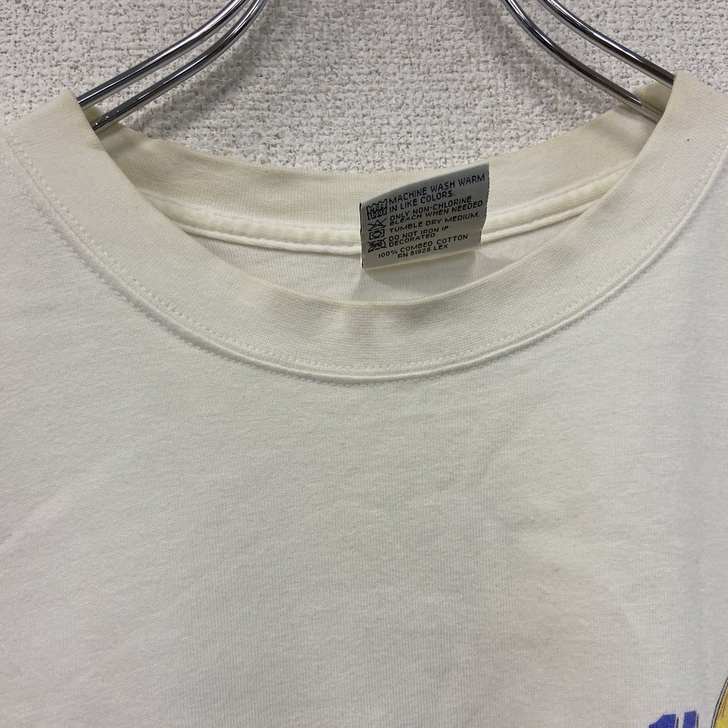 Hard Rock Cafe　ハードロックカフェ　半袖プリントTシャツ　白　ホワイト　Lサイズ　古着