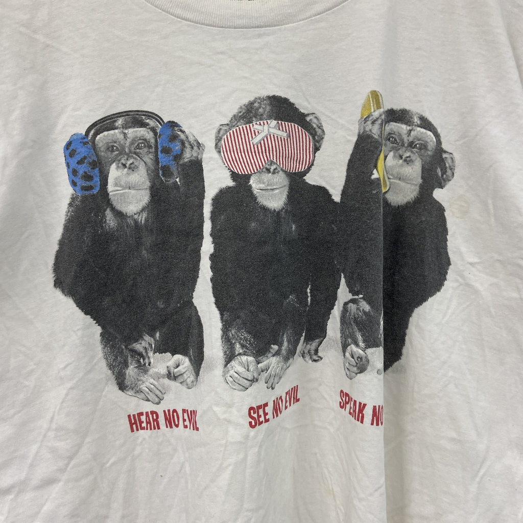 Urban Pipeline　半袖プリントTシャツ　白　ホワイト　XLサイズ カットソー メンズ コットン 古着