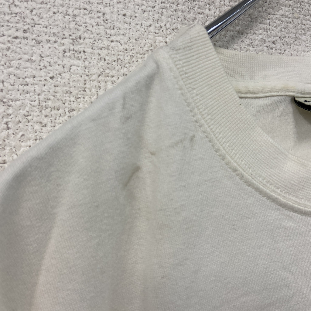 TEDMAN　テッドマン　半袖プリントTシャツ　白　ホワイト　42サイズ　古着
