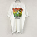 JERZEES　ジャージーズ　半袖プリントTシャツ　白　ホワイト　Lサイズ　古着