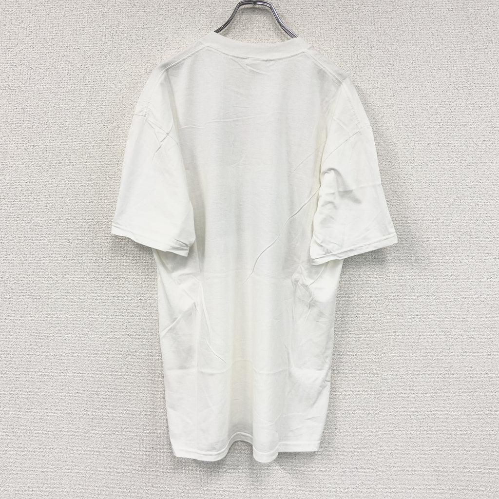 JERZEES　ジャージーズ　半袖プリントTシャツ　白　ホワイト　Lサイズ　古着