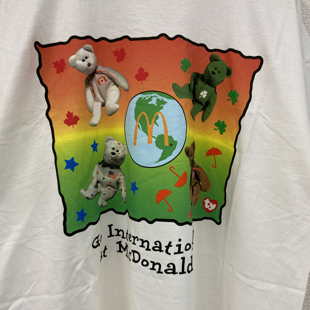 JERZEES　ジャージーズ　半袖プリントTシャツ　白　ホワイト　Lサイズ　古着