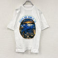 Chrisutian Lassen　クリスチャン・ラッセン　半袖プリントTシャツ　シングルステッチ　ヴィンテージ　白　ホワイト　古着