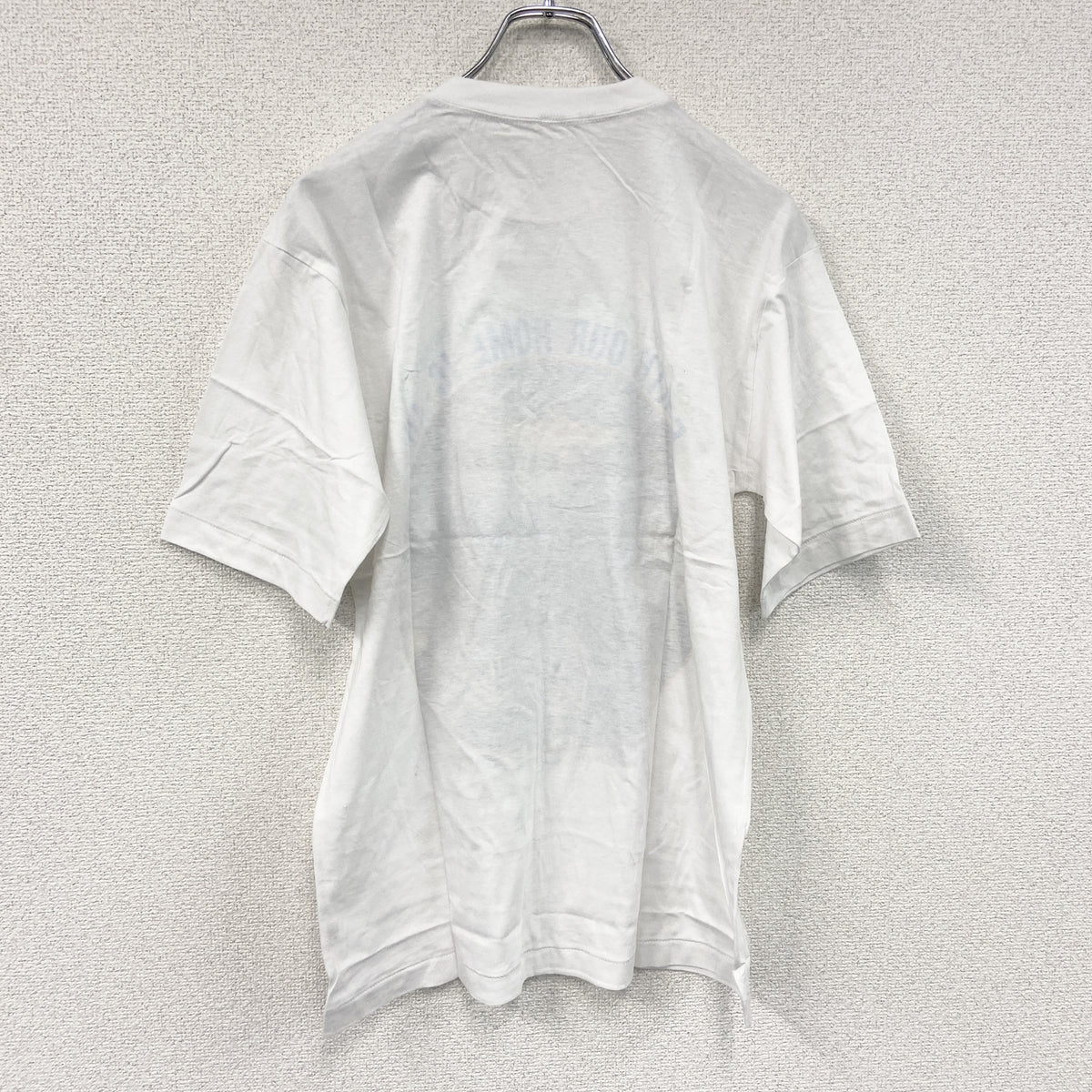 Chrisutian Lassen　クリスチャン・ラッセン　半袖プリントTシャツ　シングルステッチ　ヴィンテージ　白　ホワイト　古着
