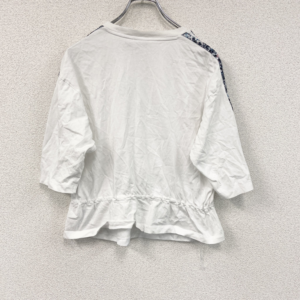 adidas　アディダス　オリジナルス　半袖Tシャツ　白　ホワイト　XSサイズ　古着