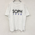 SOPHNET.　ソフネット　半袖プリントTシャツ　白　ホワイト　Mサイズ　古着