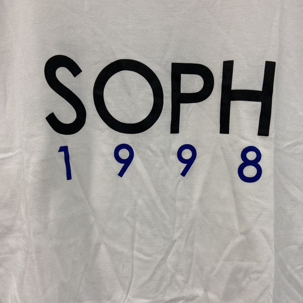 SOPHNET.　ソフネット　半袖プリントTシャツ　白　ホワイト　Mサイズ　古着
