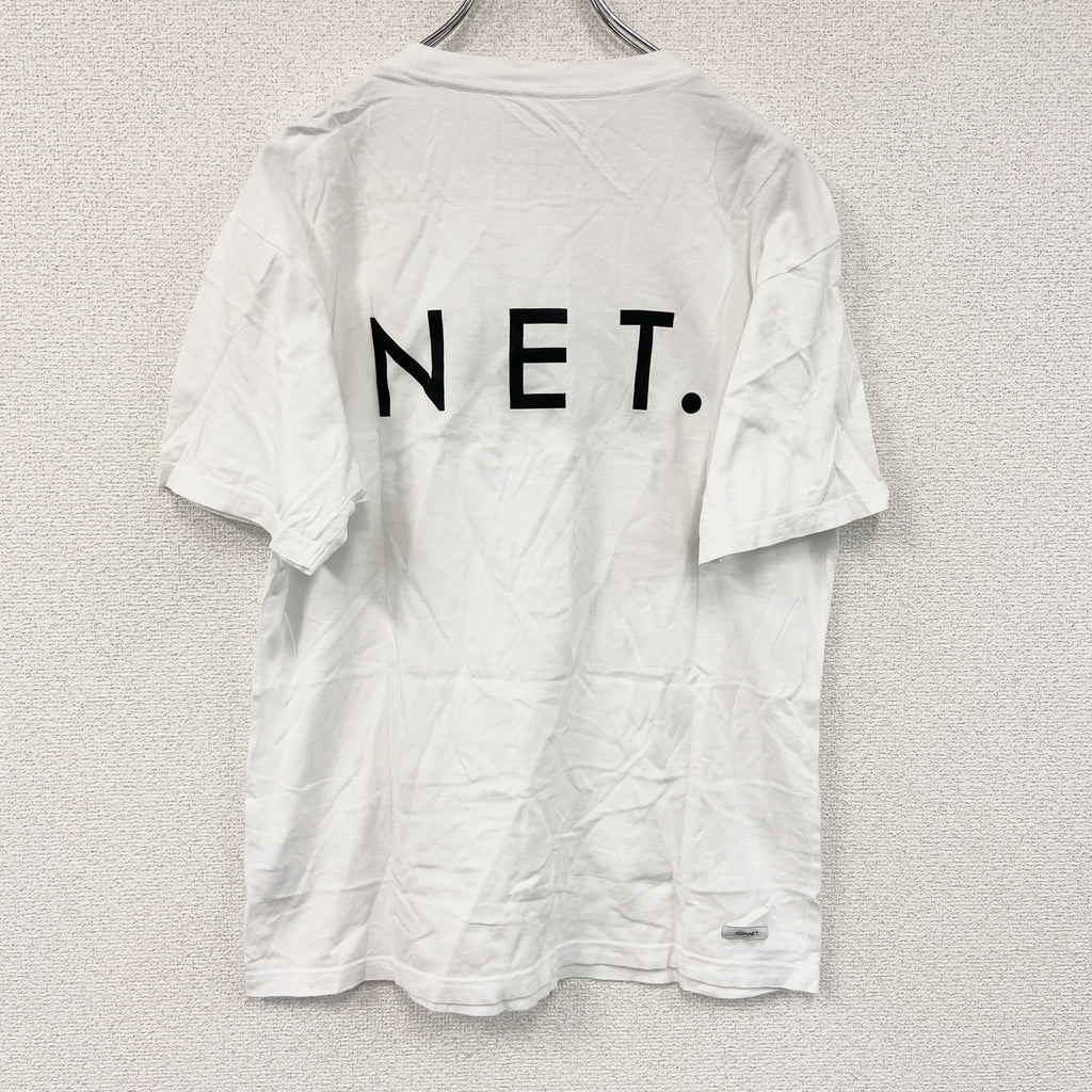SOPHNET.　ソフネット　半袖プリントTシャツ　白　ホワイト　Mサイズ　古着