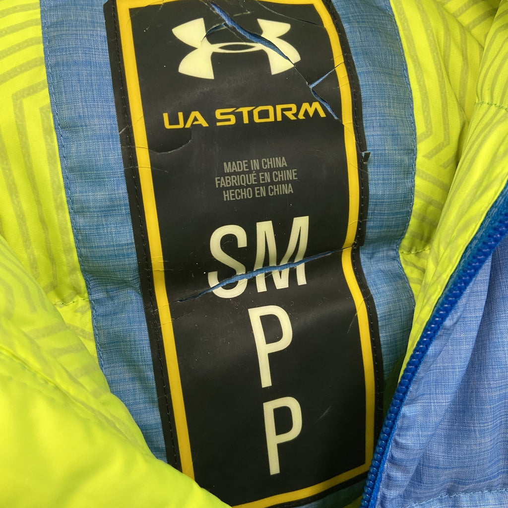 UNDER ARMOUR　アンダーアーマー　ダウンジャケット　ダウン90％　水色　ライトブルー　古着