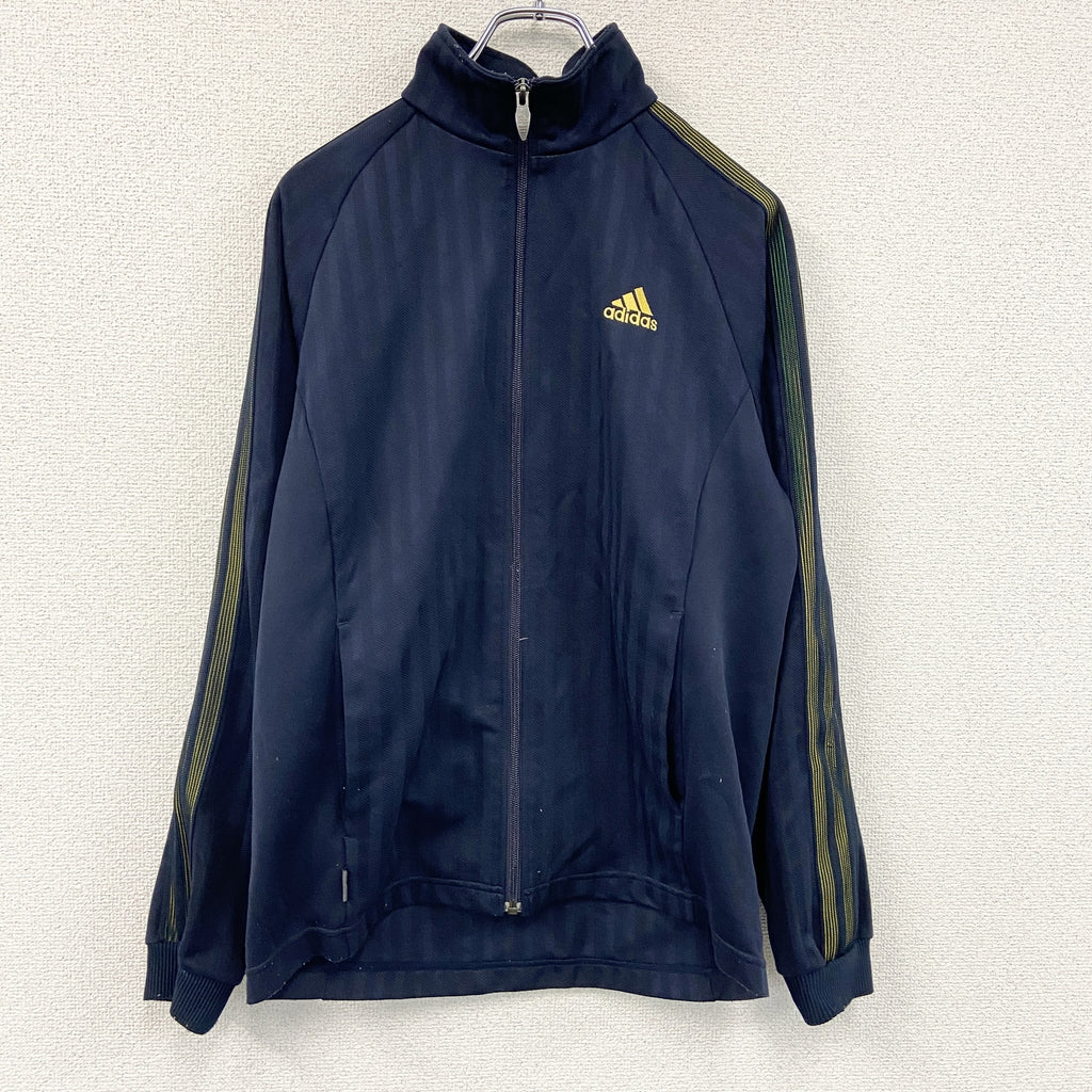 adidas　アディダス　トラックジャケット/ジャージ　紺　ネイビー　Sサイズ　古着