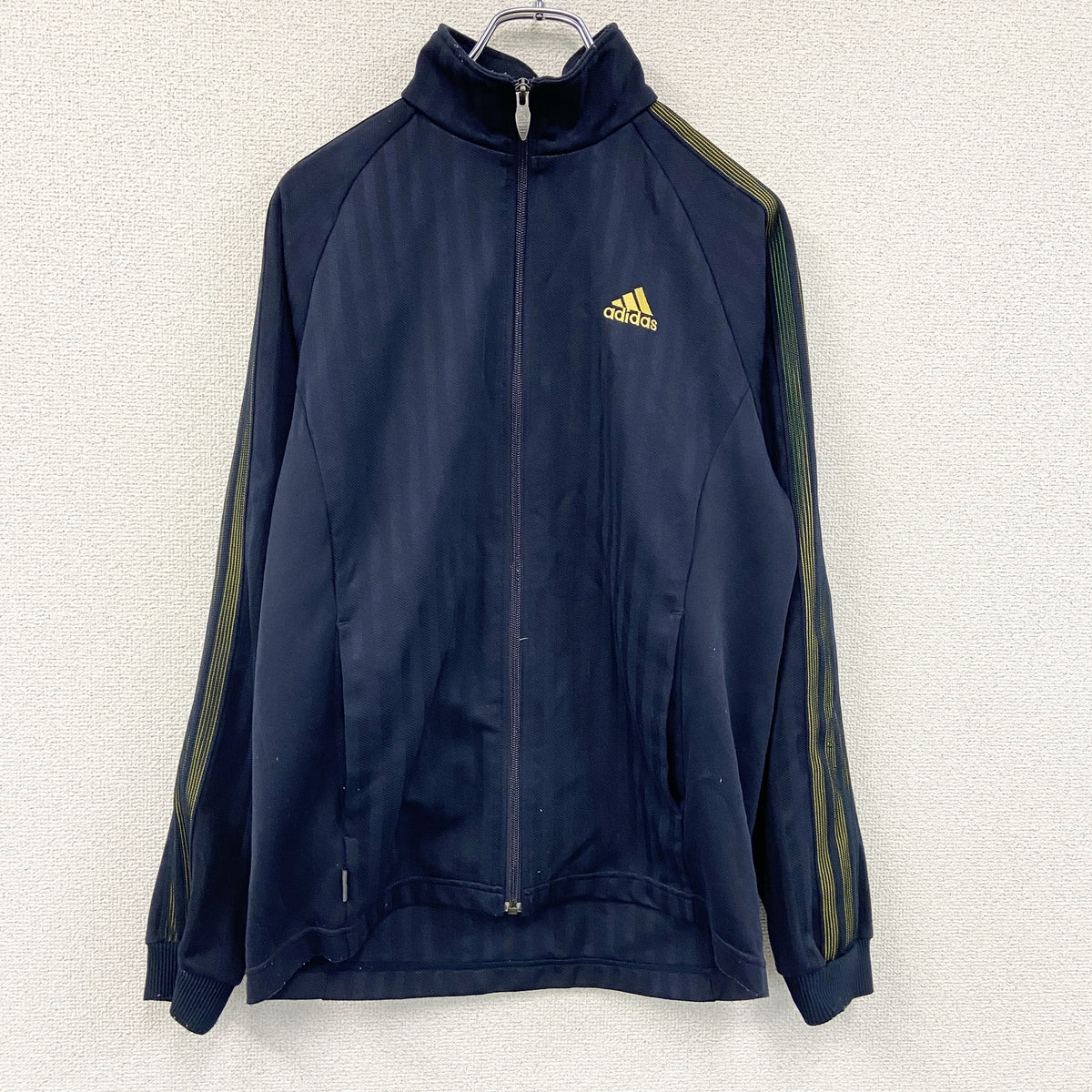 adidas　アディダス　トラックジャケット/ジャージ　紺　ネイビー　Sサイズ　古着