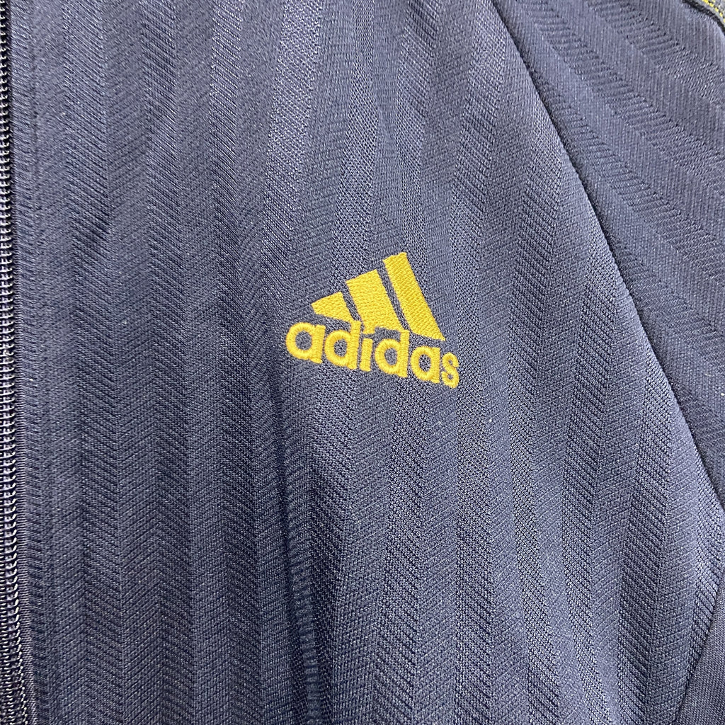 adidas　アディダス　トラックジャケット/ジャージ　紺　ネイビー　Sサイズ　古着