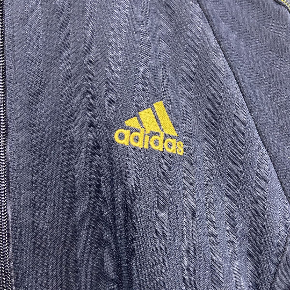 adidas　アディダス　トラックジャケット/ジャージ　紺　ネイビー　Sサイズ　古着