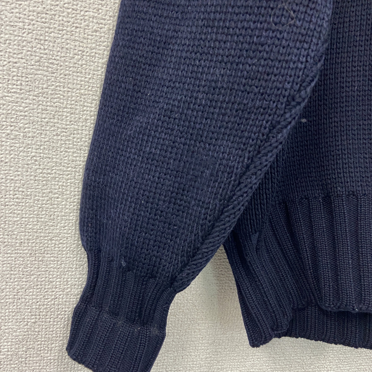 CERRUTI 1881　フルジップニットカーディガン　紺　ネイビー　Lサイズ　古着