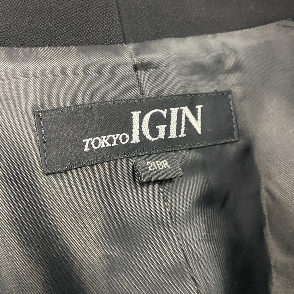 TOKYO IGIN　冠婚葬祭セットアップ/喪服　ワンピース　黒　ブラック　21BRサイズ　古着
