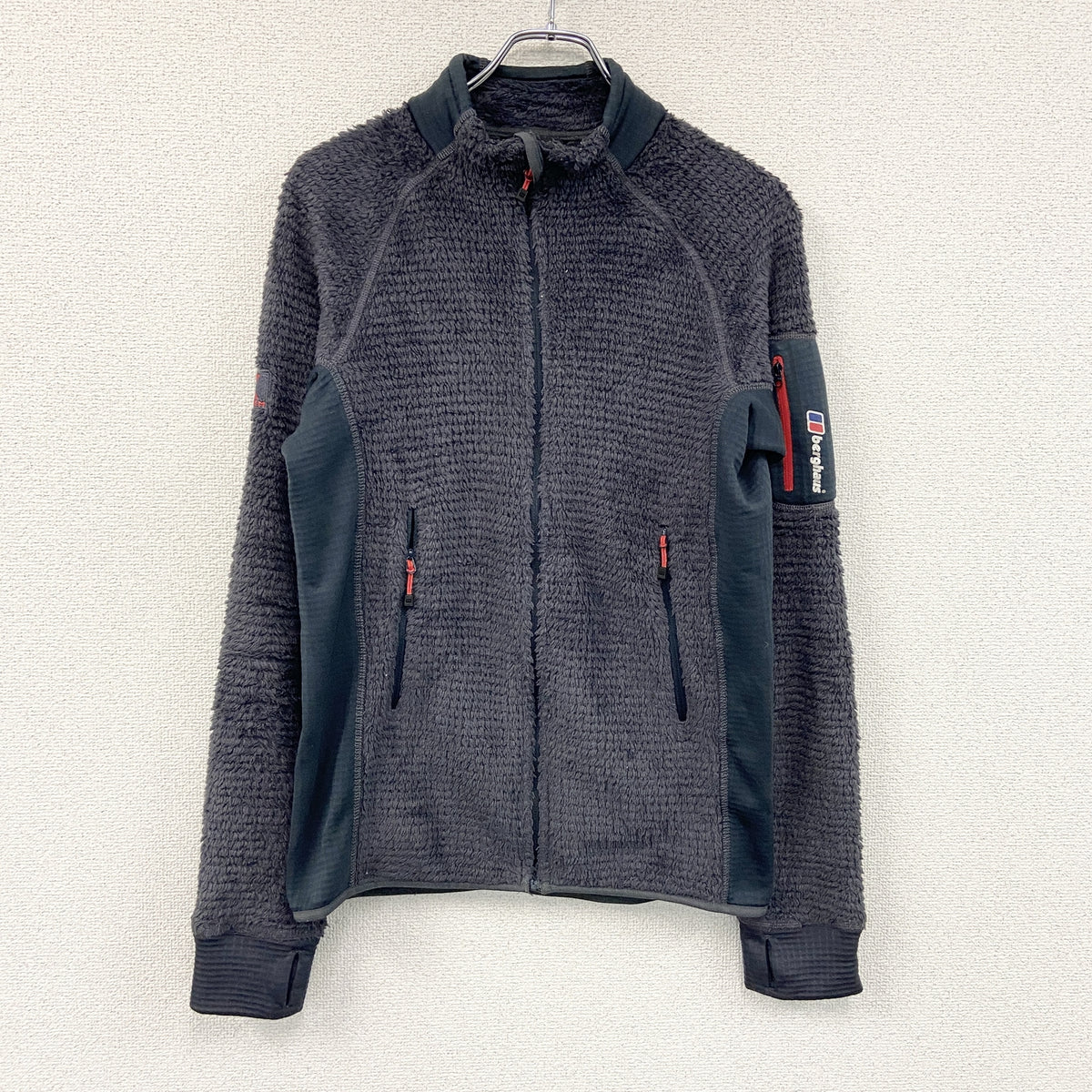 Berghaus　バーグハウス　フルジップフリースジャケット　紺　ネイビー　Mサイズ　古着