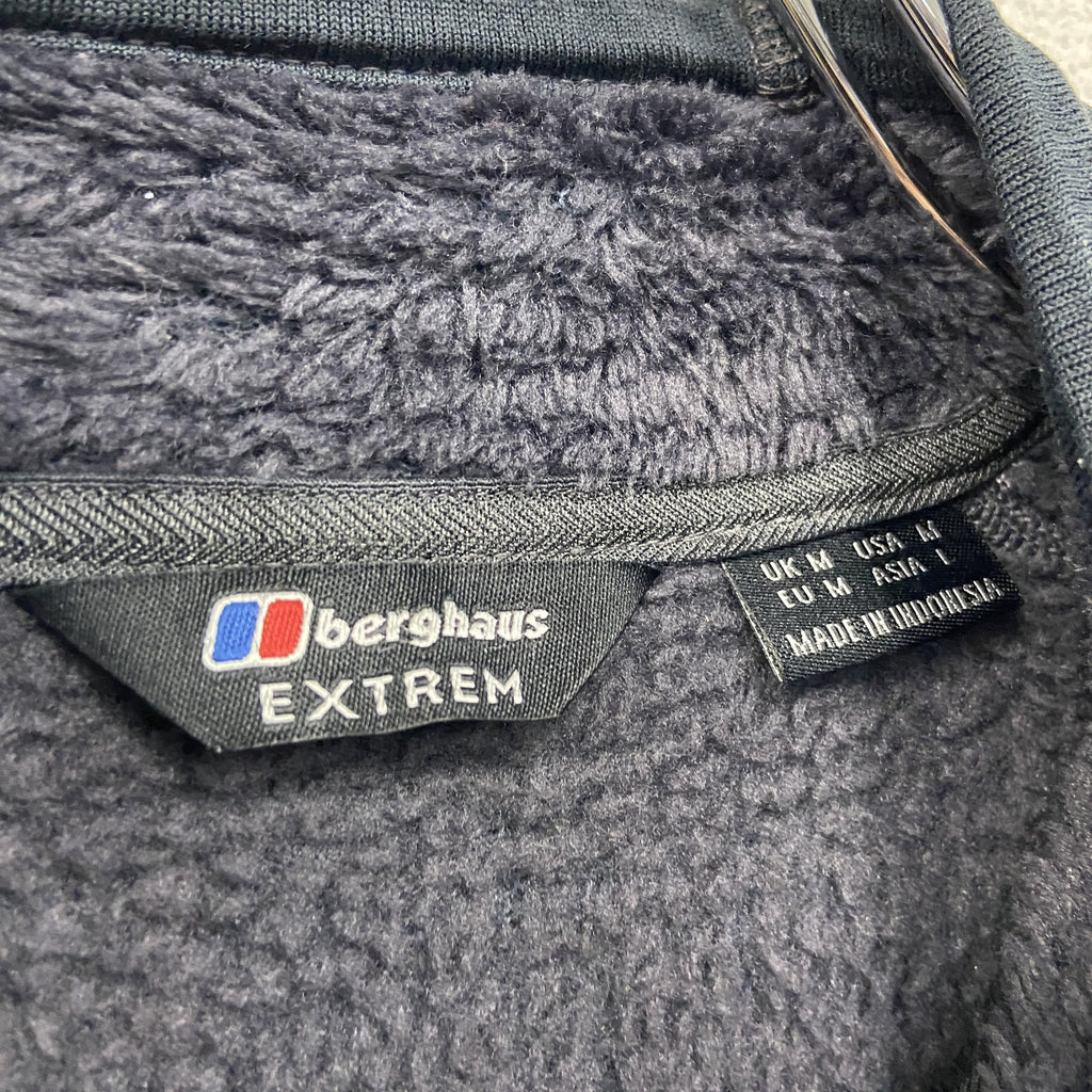 Berghaus　バーグハウス　フルジップフリースジャケット　紺　ネイビー　Mサイズ　古着