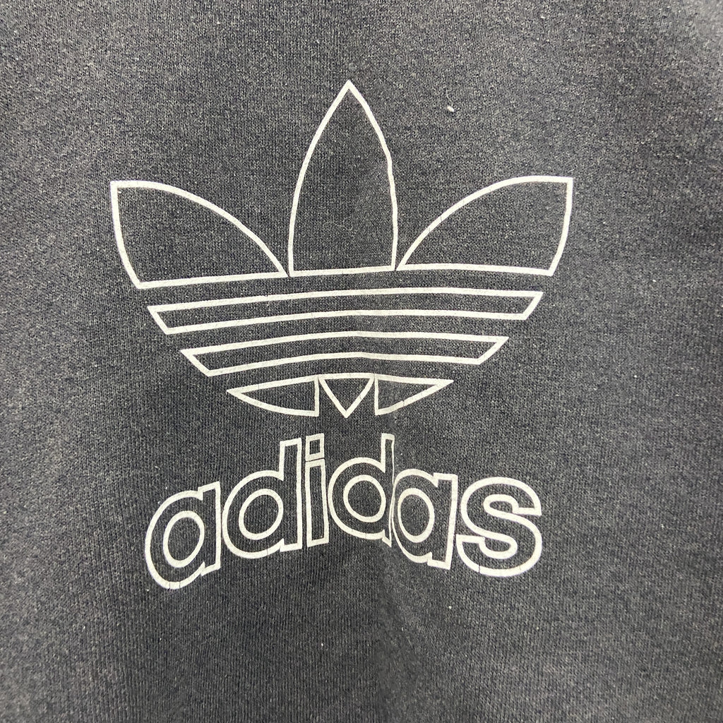 adidas　アディダス　スウェット/トレーナー　黒　ブラック　古着