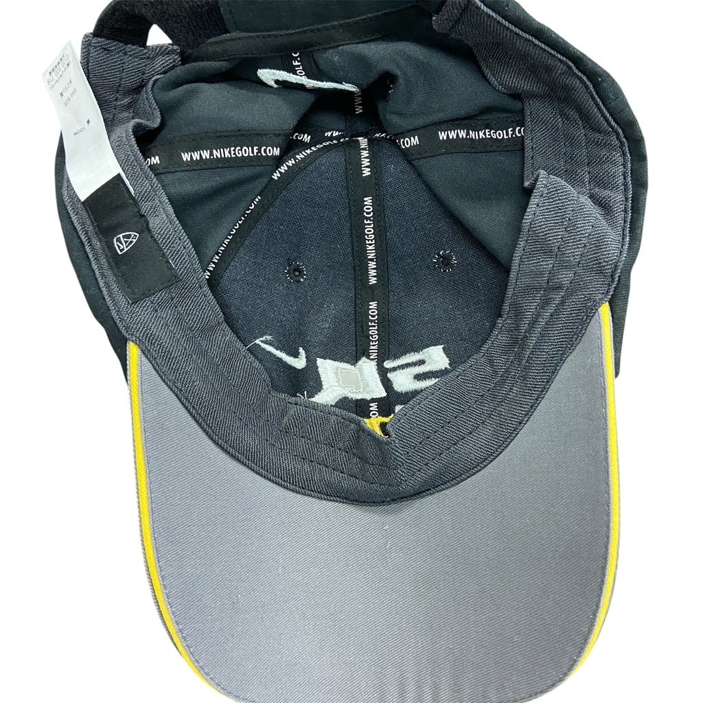 NIKE GOLF　ナイキゴルフ　ゴルフキャップ　黒　ブラック　古着