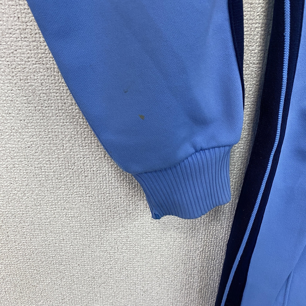 asics　アシックス　Recorder　ジャージセットアップ　トラックジャケット　トラックパンツ　水色　ライトブルー　古着