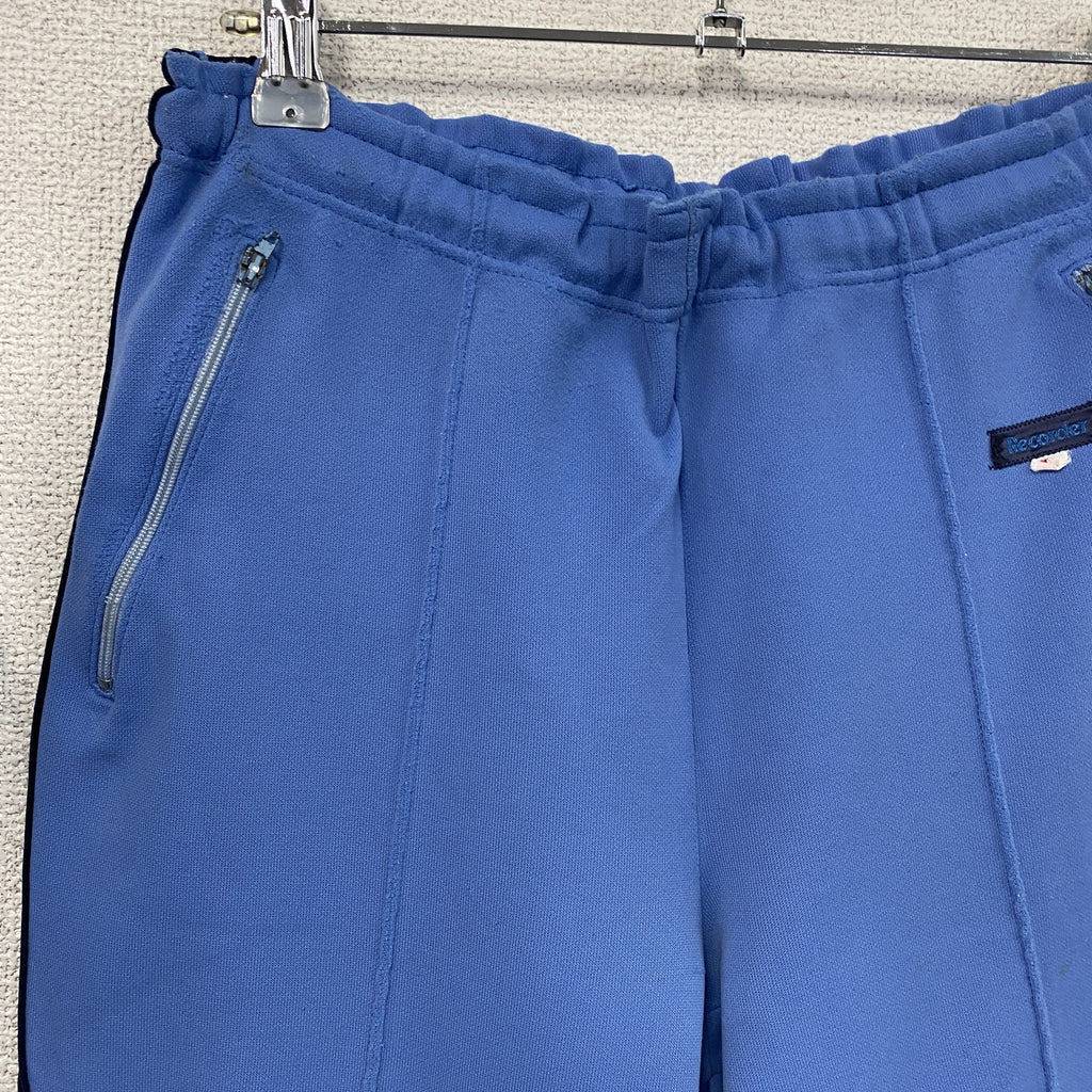asics　アシックス　Recorder　ジャージセットアップ　トラックジャケット　トラックパンツ　水色　ライトブルー　古着