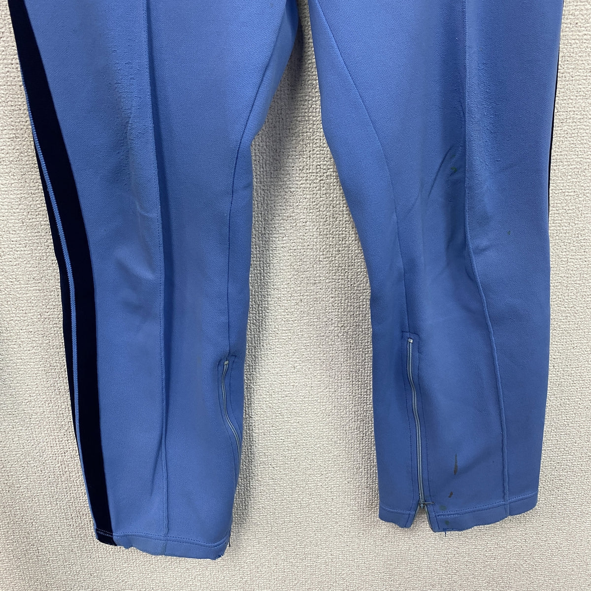 asics　アシックス　Recorder　ジャージセットアップ　トラックジャケット　トラックパンツ　水色　ライトブルー　古着
