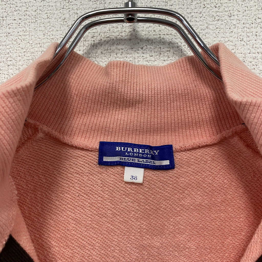 BURBERRY BLUE LABEL　バーバリーブルーレーベル　トラックジャケット/ジャージ　ピンク　38サイズ　古着