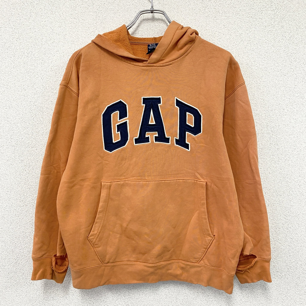 GAP　ギャップ　スウェットパーカー/フーディー　オレンジ　Lサイズ　古着